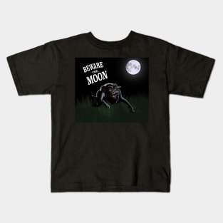American Werewolf in London - Beware the Moon Kids T-Shirt